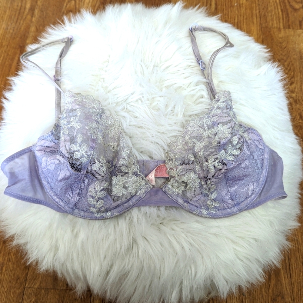 Victoria's Secret Vintage Dream Angels Unlined Push Up Lavender Purple